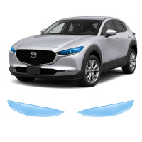 Антигравийная защитная бронепленка по лекалам для Mazda CX-30 DM 2019- оптика (фары и ПТФ)