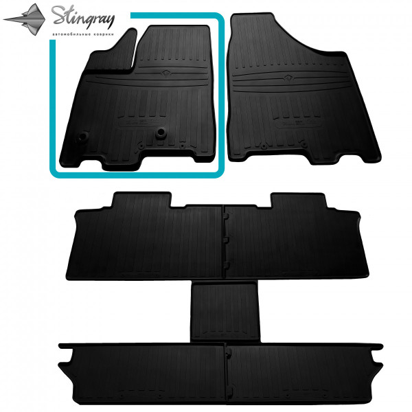 Водительский коврик в салон Toyota Sienna III 2010- 7 Seats