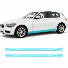Антигравійна захисна бронеплівка за лекалами для BMW 1 Series F20 2011-2015 - нижня зона кузова та пороги