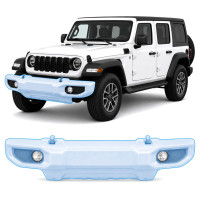 Антигравийная защитная бронепленка по лекалам для Jeep Wrangler JL facelift 2024- передний бампер
