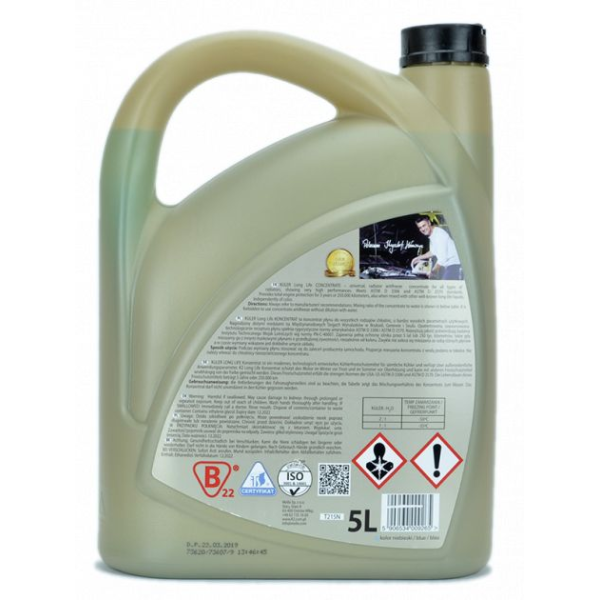 Антифриз концентрат K2 Kuler Long Life -80 Синій G11 5 л (T215N)