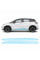 Антигравійна захисна бронеплівка за лекалами для BYD Dolphin I 2021-2024 - нижня зона кузова пороги