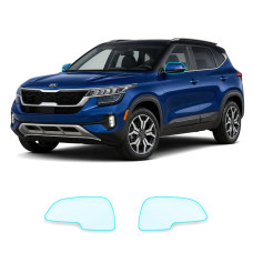Антигравийная защитная бронепленка по лекалам для Kia Seltos SP2 2019-2022 - зеркала