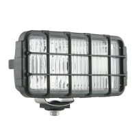 Противотуманная фара Wesem 180х86mm / ближний свет / с решеткой / 1 шт (4НР182.69)