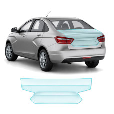 Антигравийная защитная бронепленка по лекалам для LADA Vesta I 2015-2022 - зона крышки багажника