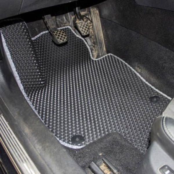 Килимки в салон передні EVA для Skoda SuperB 2008-2015 з підп'ятником 2 шт
