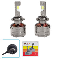 LED лампи для авто Pulso LR2-D4S USA Bridgelux CSP chips 12V 2*55W 10000Lm 6000k