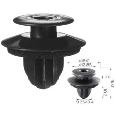Кліпса кріплення Toyota Lexus OEM: 7586702010 90467-A0007 90467A0007 (C1226)