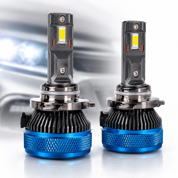 LED лампи для авто Pulso HB3 LED-chips 3570 CSP 9-30V 2*65W 13000Lm 6000k 2 шт