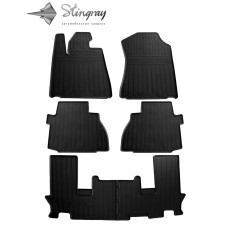 Автомобильные коврики в салон для Toyota Sequoia II (XK60) 2008- 6 шт