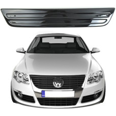Зимова накладка на бампер Volkswagen Passat B6 2005- Глянець (Voron Glass)