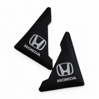 Захист кутів дверей Honda 2 шт Гумові 45х58х47 мм на скотчі Чорні Посилені (протиударні чохли від сколів)
