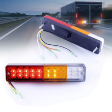 Задній ліхтар LED універсальний прямокутний 24х5,5 см NZ-602 12V-24V Корея 2 шт SQ-0011