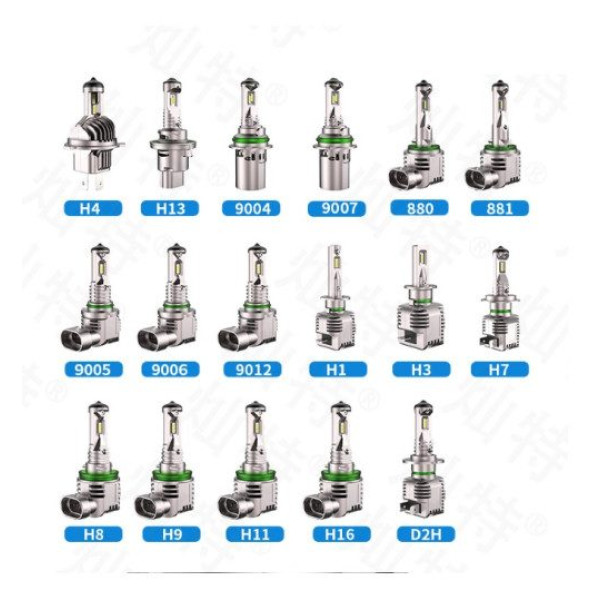 LED лампи автомобільні H7 60W 9600Lm 6000K 3570 Chip 9-18V (A50)