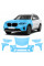 Антигравійна захисна бронеплівка за лекалами для BMW X3 G01 facelift 2021-2024 - передня частина авто (капот бампер фари крила)
