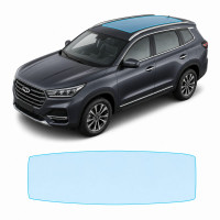 Антигравийная защитная бронепленка по лекалам для Chery Tiggo 8 I 2018-2020 - зона крыши