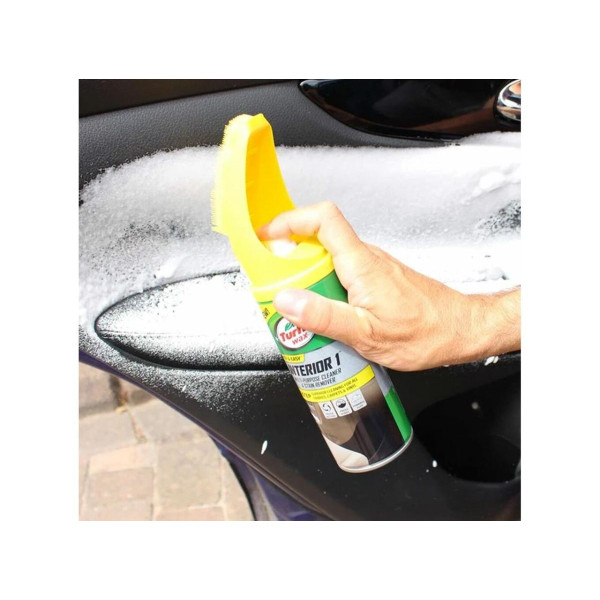 Суха хімчистка салону з нейтралізатором запахів із щіткою Turtle Wax Interior 1 400 мл (52799)