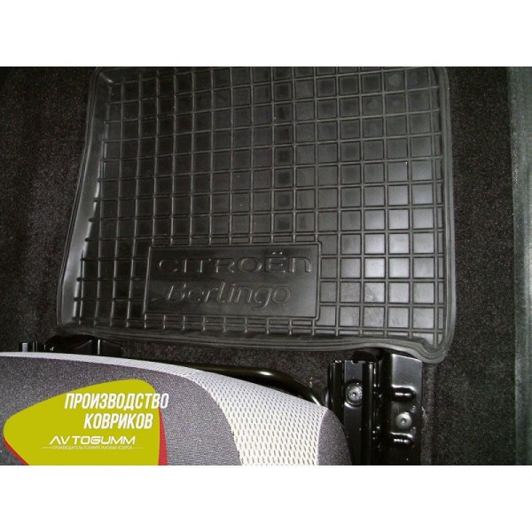 Автомобільні килимки в салон Citroen Berlingo 08-/Peugeot Partner 08- (Avto-Gumm)