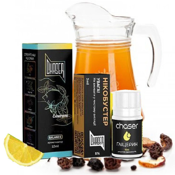 Жидкость Chaser Самозамес Black ULTRA 30ml Compote Узвар