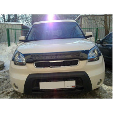 Дефлектор капота мухобойка для Kia Soul 2009-2012