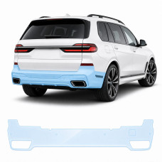 Антигравийная защитная бронепленка по лекалам для BMW X7 G07 facelift 2022- задний бампер