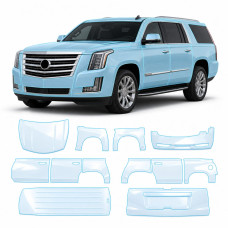 Антигравийная защитная бронепленка по лекалам для Cadillac Escalade IV 2015-2020 - полный кузов
