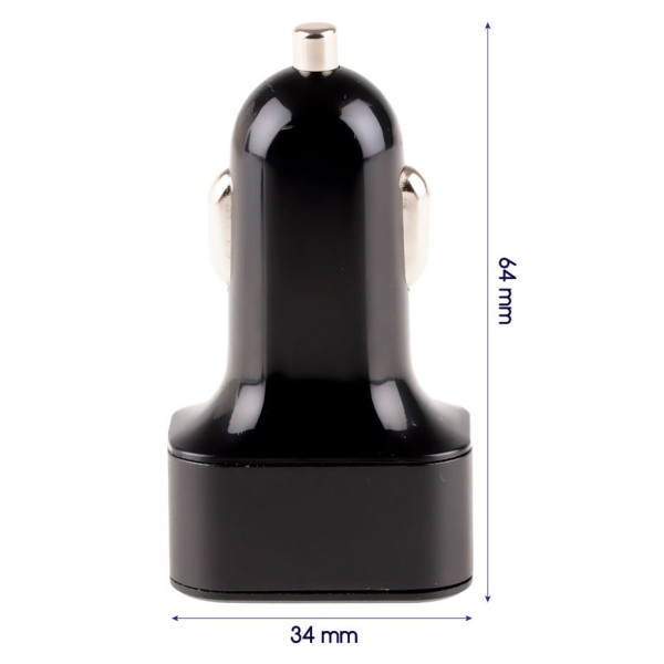 Автомобильное зарядное устройство Alca 12/24V 2.1A / 3USB Оригинал (09912203)