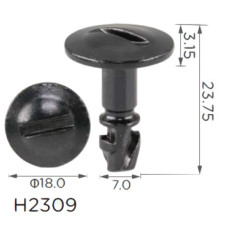 Гвинт із швидкою фіксацією Volkswagen, Audi, Seat, Skoda, Bmw (8D0805121B, 19986) (H2309)