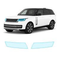Антигравийная защитная бронепленка по лекалам для Land Rover Range Rover L460 2022- оптика (фары и ПТФ)