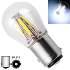 Автолампа світлодіодна LED 12/24V T25 R5W /P21W (BA15s) Білий Світло 1 шт №39