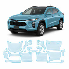 Антигравійна захисна бронеплівка за лекалами для Chevrolet Trax II 2024- повний кузов