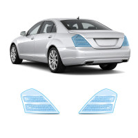 Антигравийная защитная бронепленка по лекалам для Mercedes-Benz S-Class W221 facelift 2009-2013 - задние фонари стопы