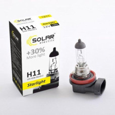 Автолампа галогенна Solar Starlight + 30% / H11 / 55W / 12V / 1 шт (1211)