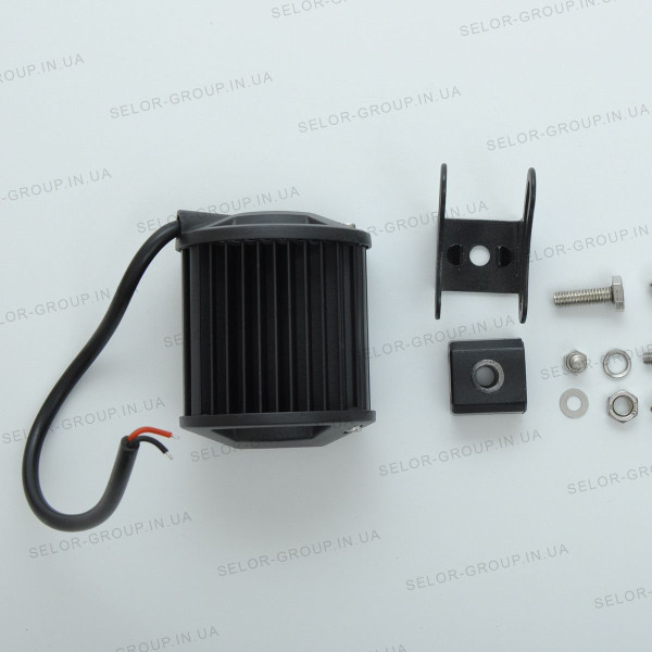 Додаткова LED фара 18W (3W*6) 10-30V 95x75x60 mm Відблиск Близький Чорний