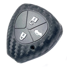 Чехол для автоключей Toyota ZB 4 Силикон Carbon Оригинал 912 (3904)