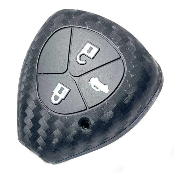 Чохол для автоключів Toyota ZB 4 Силікон Carbon Оригінал 912 (3904)