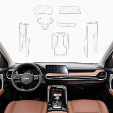 Набір Плівок захисних для салону Kia Sportage ACE 2021-2023 (Понелі Кансолі Дисплея Двері Ручки) на всі Секції