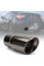 Насадка на глушник Vitol 203x114x64 мм Темний Хром (НГ-1015-BK)