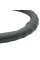 Чехол руля Elegant M 37-39 см Рельефный Экокожа Черный (EL 105 510)