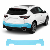 Антигравийная защитная бронепленка по лекалам для Acura RDX TC1 facelift 2022 - задний бампер