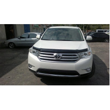 Дефлектор капота мухобойка для Toyota Highlander 2010-2014