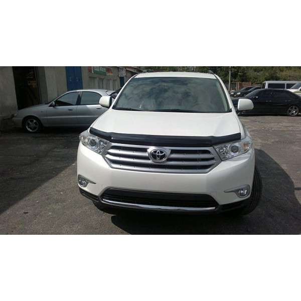 Дефлектор капота мухобойка для Toyota Highlander 2010-2014