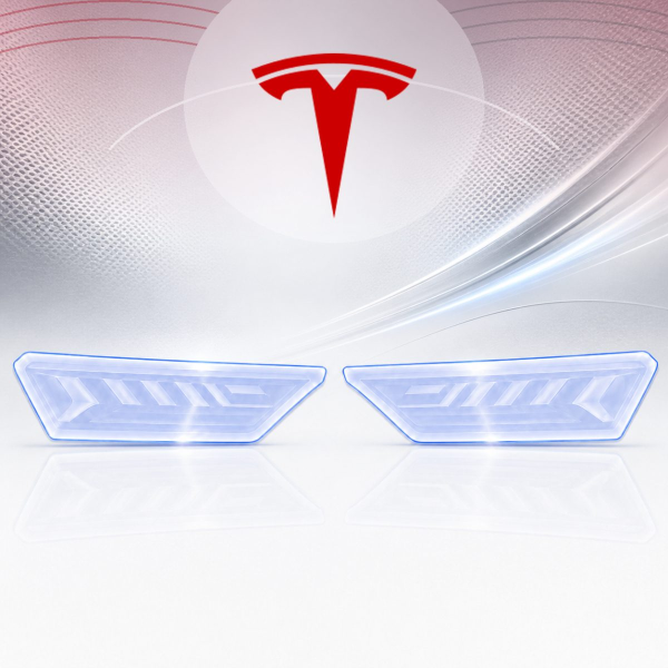 Антигравийная защитная бронепленка по лекалам для Tesla Model Y II facelift 2024- задние фонари стопы