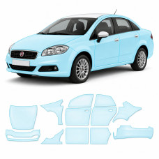 Антигравійна захисна бронеплівка за лекалами для Fiat Linea 323 2007-2018 - повний кузов