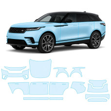 Антигравийная защитная бронепленка по лекалам для Land Rover Range Rover Velar L560 facelift 2020- полный кузов