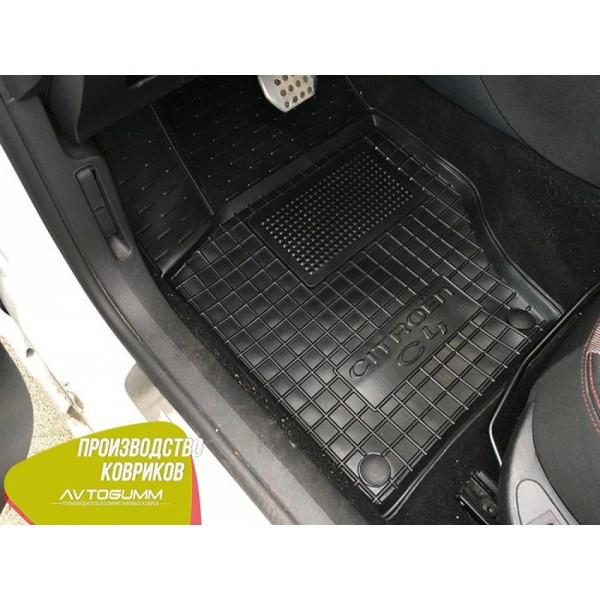 Водійський коврик в салон Citroen C4 2010- (Avto-Gumm)