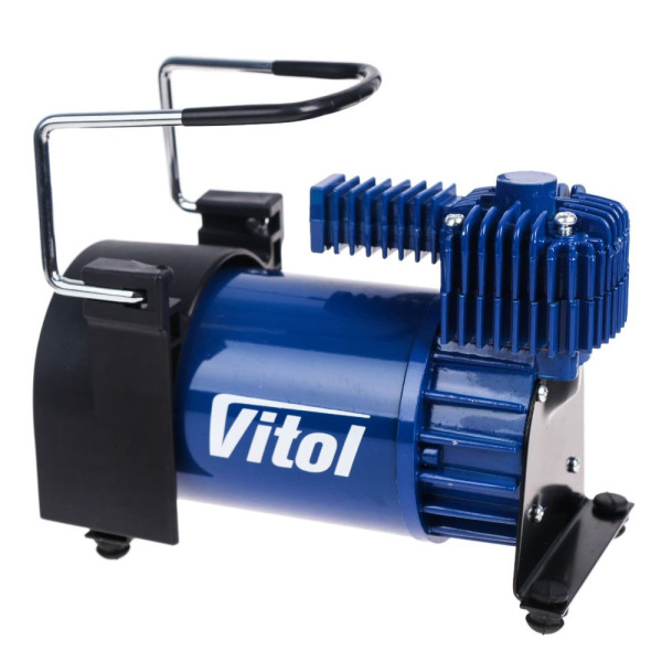 Автомобільний компресор Vitol 150psi 23Amp 50л шланг 5,0м R15-R18 з дефлятором клеми (K-55)