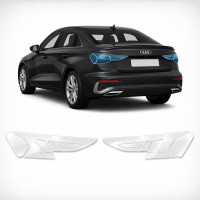 Антигравийная защитная бронепленка по лекалам для Audi A3 8Y 2020-2024 - задние фонари стопы