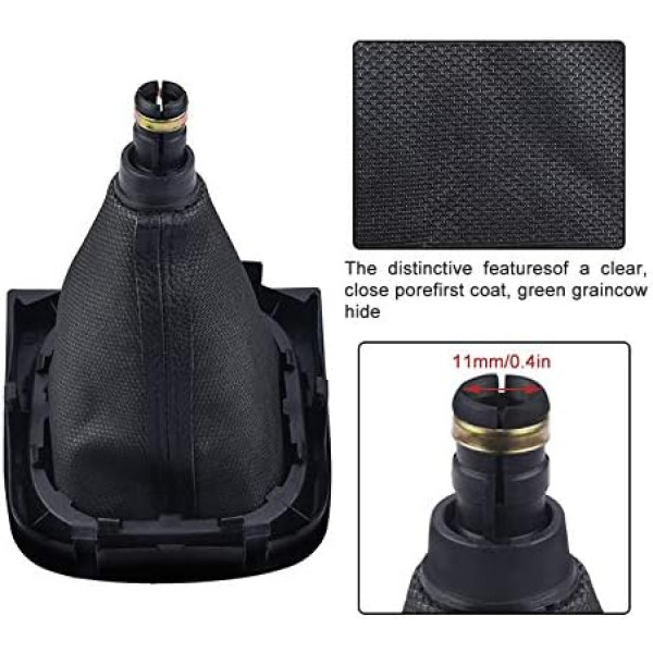 Ручка КПП з пильником у зборі Модельна для Volkswagen Golf V / VI Jetta Bora 2003-2014 (5 Швидкостей) 1K0711113CG №15 Restailing