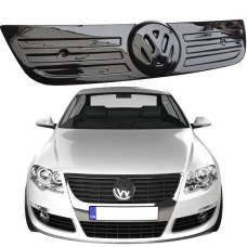 Зимова накладка на решітку радіатора Volkswagen passat B6 2005-2010  Глянець (Voron Glass)